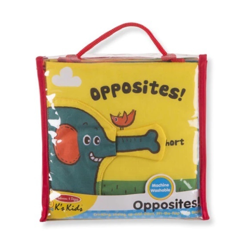 🆕 NWT Melissa & Doug Soft Activity Baby Book - Opposites
